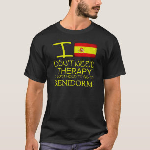 Camiseta No necesito terapia que apenas necesito ir a