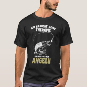 Camiseta No Necesito Terapia Quiero Pero Solo Pescar