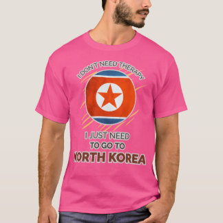 Camiseta No Necesito Terapia. Solo Necesito Ir A Corea Del