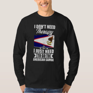 Camiseta No Necesito Terapia Solo Necesito Ir A Estados Uni