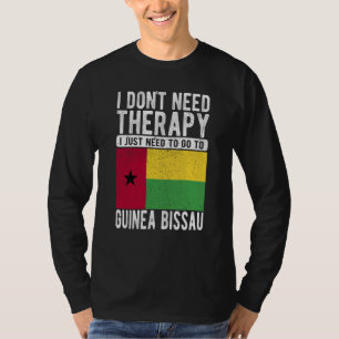 Camiseta No necesito Terapia solo necesito ir a Guinea B