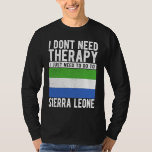 Camiseta No necesito Terapia solo necesito ir a Sierra L