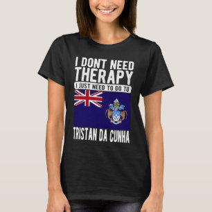 Camiseta No necesito Terapia solo necesito ir a Tristan