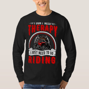 Camiseta No necesito terapia, solo necesito ir andando en S