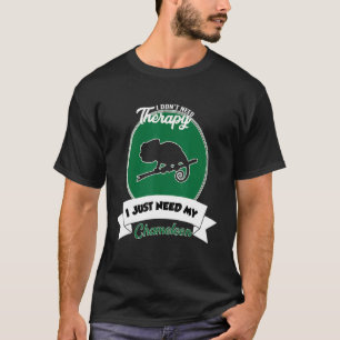 Camiseta No necesito terapia solo necesito mi Chameleon