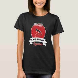 Camiseta No Necesito Terapia Solo Necesito Mi Iguana