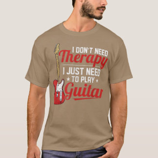 Camiseta No Necesito Terapia Solo Necesito Tocar El Mus De