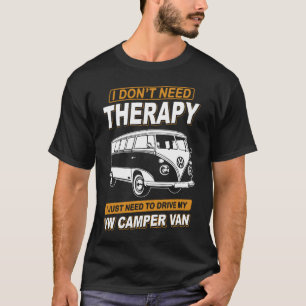 Camiseta NO NECESITO TERAPIA Volkswagen Camper Van 2