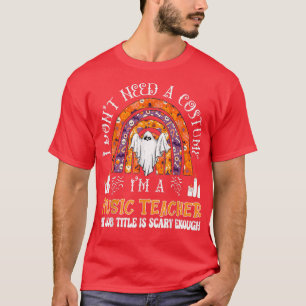 Camiseta No necesito un disfraz, soy profesor de música Hal