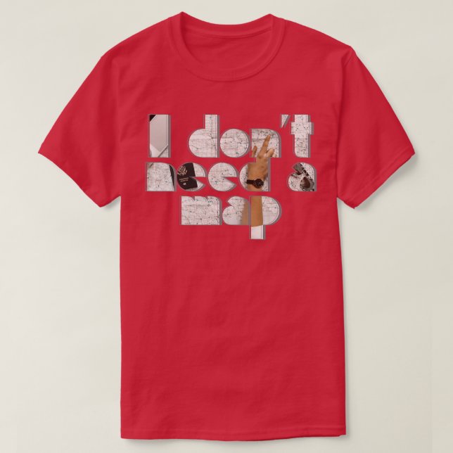 Camiseta No necesito un mapa (Diseño del anverso)
