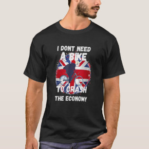 Camiseta No necesito una bicicleta para quebrar la economía