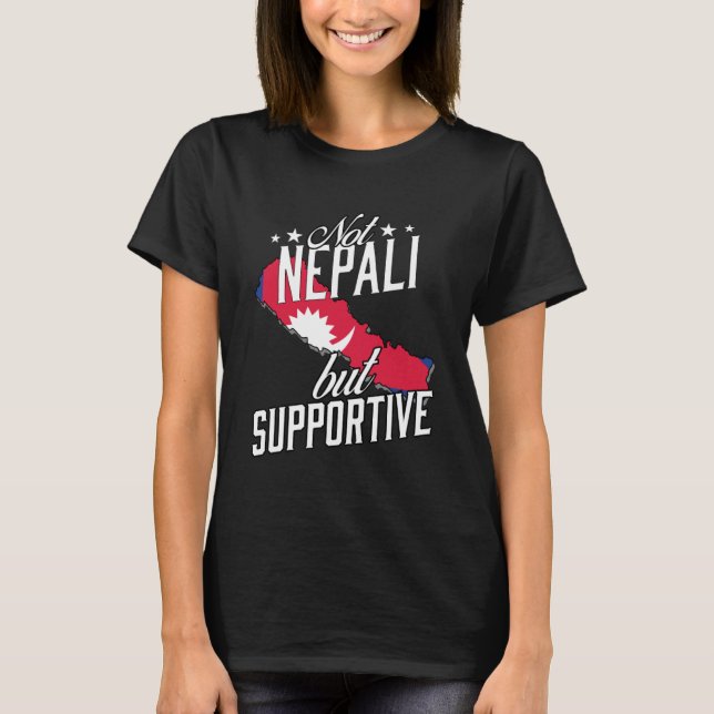 Camiseta No nepalí pero sí viaje de apoyo Nepal Ne (Anverso)
