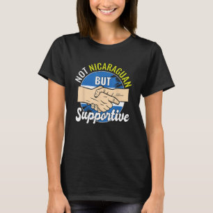 Camiseta No nicaragüense pero viajero de país solidario Nic