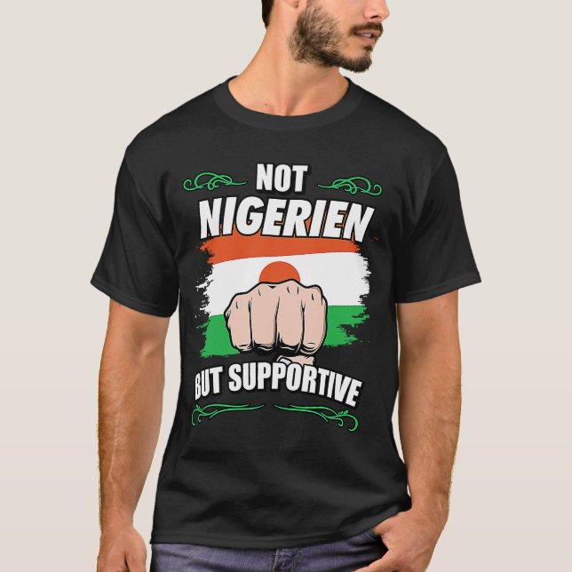 Camiseta No Nigeriana, sino Nigeriana de viajes de apoyo (Anverso)