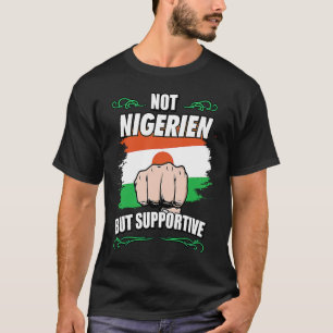 Camiseta No nigerino pero turista viajero solidario Nigerie