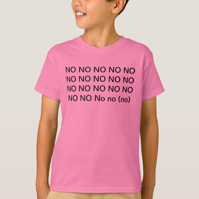 Camiseta no no (Anverso)