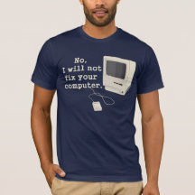 No, no arreglaré tu computadora Tee gráfico