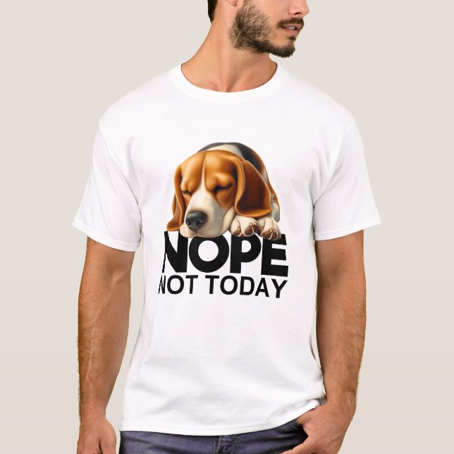 Camiseta No, no es Beagle (Anverso)