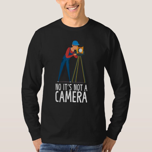 Camiseta No, no es un Geólogo de Trípode de reconocimiento  (Anverso)