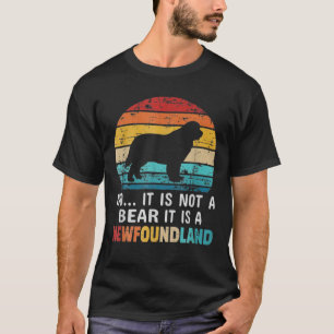 Camiseta No, No Es Un Perro De Terranova Divertido, Retro