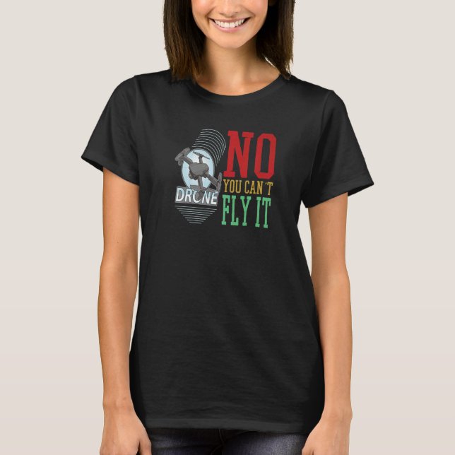 Camiseta NO No lo puedes volar GoPro Real Estate divertido  (Anverso)