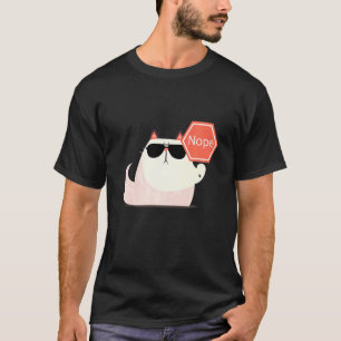 Camiseta No No No No Hoy Guay Lazy Cat Idea