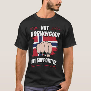 Camiseta No noruego, pero Noruega, un turista de viaje de a