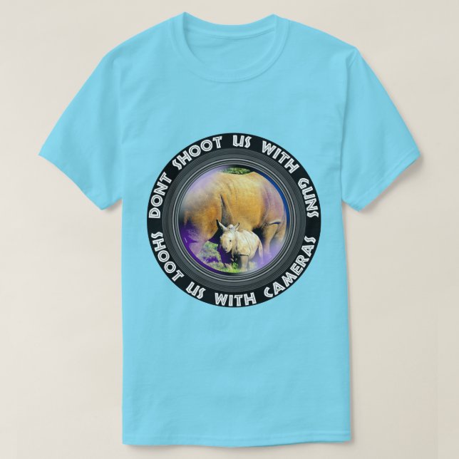 Camiseta No nos disparen a Rhino Calf (Diseño del anverso)