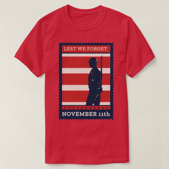 Camiseta No nos olvidemos del 11 de noviembre (Diseño del anverso)