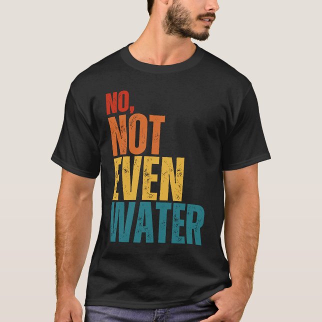 Camiseta No Not Even Water Ramadan Kareem Mubarak (Anverso)