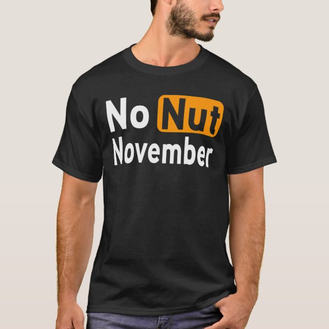 Camiseta No Nut Noviembre Challenge Meme (Anverso)