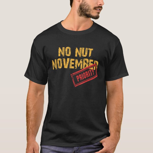 Camiseta No Nut Noviembre permanecer fuerte NNN Meme 4 (Anverso)