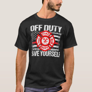 Camiseta No Obligatorio Ahorre Su Propia Familia De Bombero
