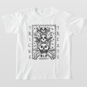 CAMISETA NO OBSERVAR NINGÚN TRUCO O TRATAMIENTO DE CEMETERO