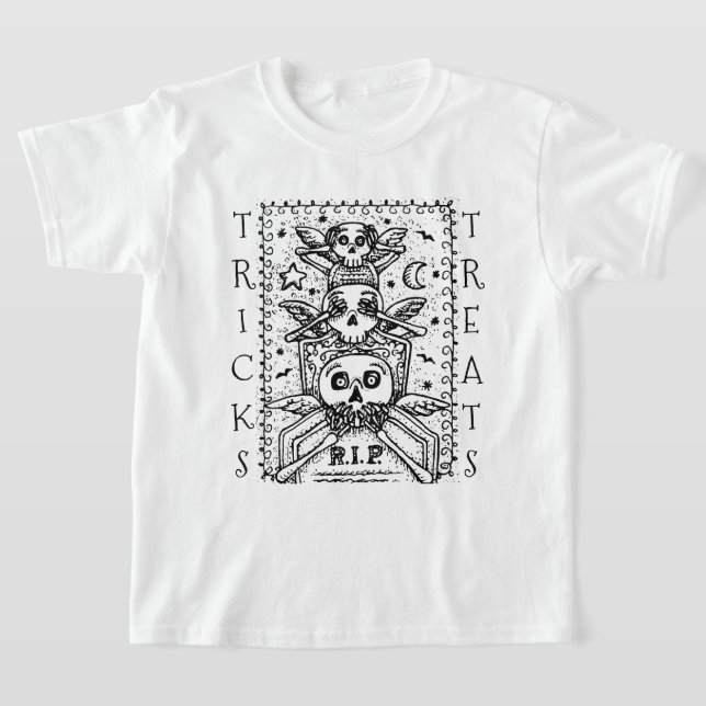 CAMISETA NO OBSERVAR NINGÚN TRUCO O TRATAMIENTO DE CEMETERO (Distribución)