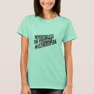 Camiseta No Obstante, Persistió - Elizabeth Warren Red