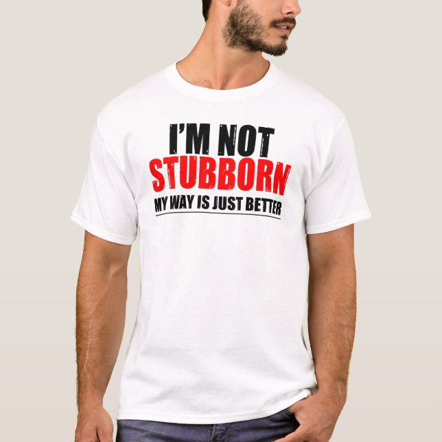 Camiseta No obstinado (Anverso)