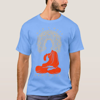 Camiseta No odies medita chica de la meditación de Buda