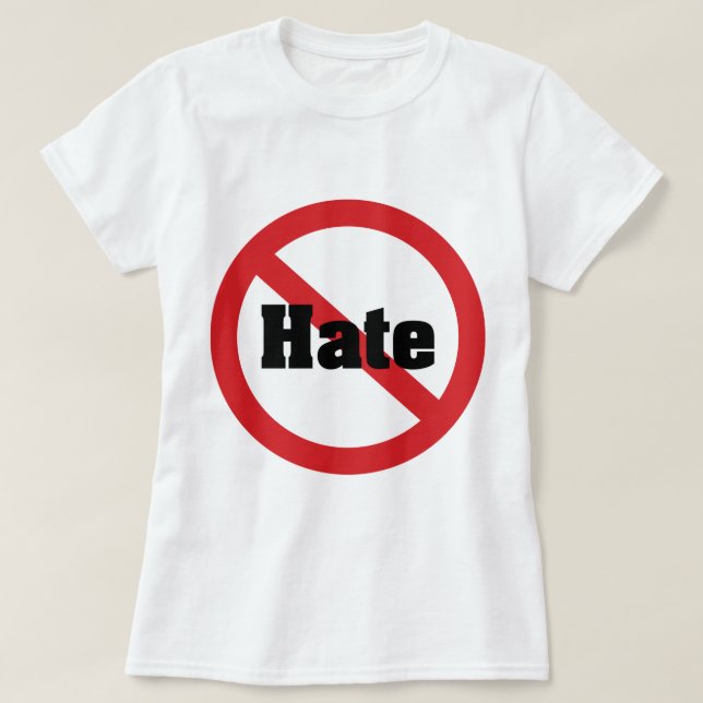 Camiseta No Odio (Diseño del anverso)