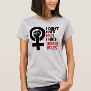 CAMISETA NO ODIO A LOS HOMBRES QUE ODIO LOS ROLES DE GÉNERO