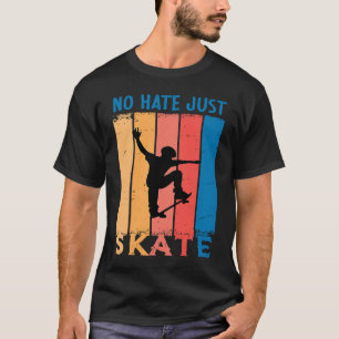 Camiseta No Odio Solo Patinar Skater Skater Boy Skater Chic