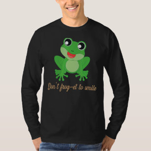 Camiseta No olvide sonreír a la rana I de la toad