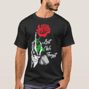 Camiseta No Olvidemos El 4 De Julio Soldado Del Ejército Mi