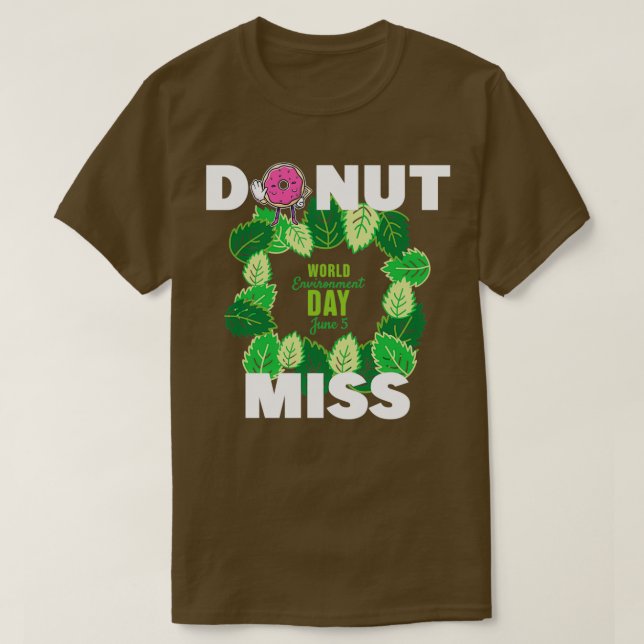 Camiseta No olviden o no el Día Mundial del Medio Ambiente (Diseño del anverso)