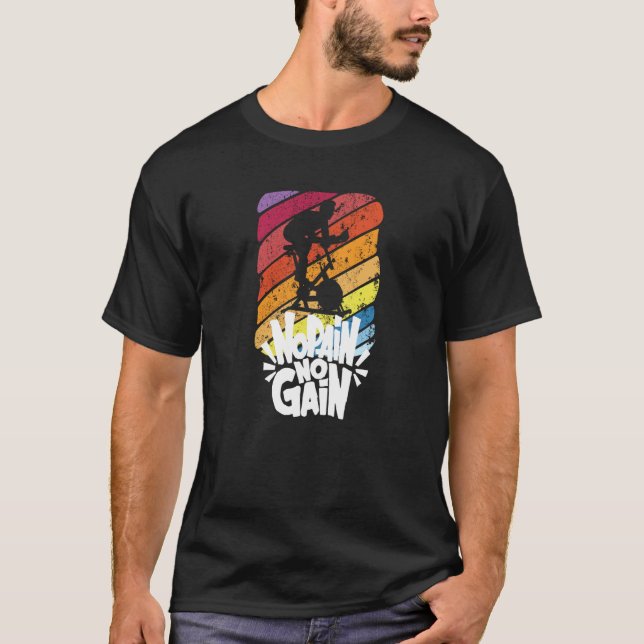 Camiseta No Pain No Gain Indoor Cycling Class  1 (Anverso)