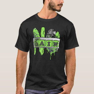 Camiseta No Pain No Gain Yup Retro Green Bean 5s Unisex Mat