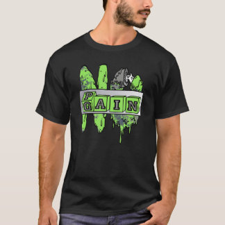 Camiseta No Pain No Gain Yup Retro Green Bean 5s Unisex Mat