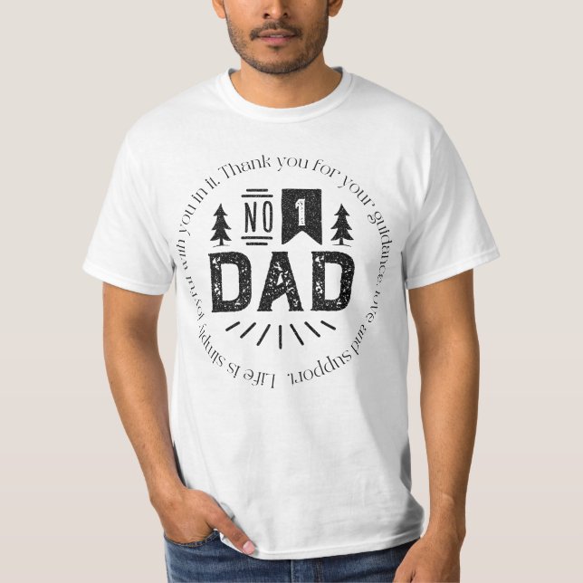 Camiseta No, papá. (Anverso)
