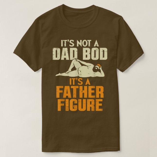 Camiseta No Papá Bod Es Un Padre Figura Gracioso Día De Los (Diseño del anverso)