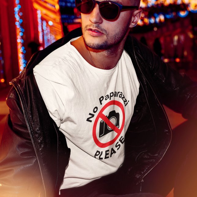 Camiseta No Paparazzi, por favor - Casi famoso (Subido por el creador)